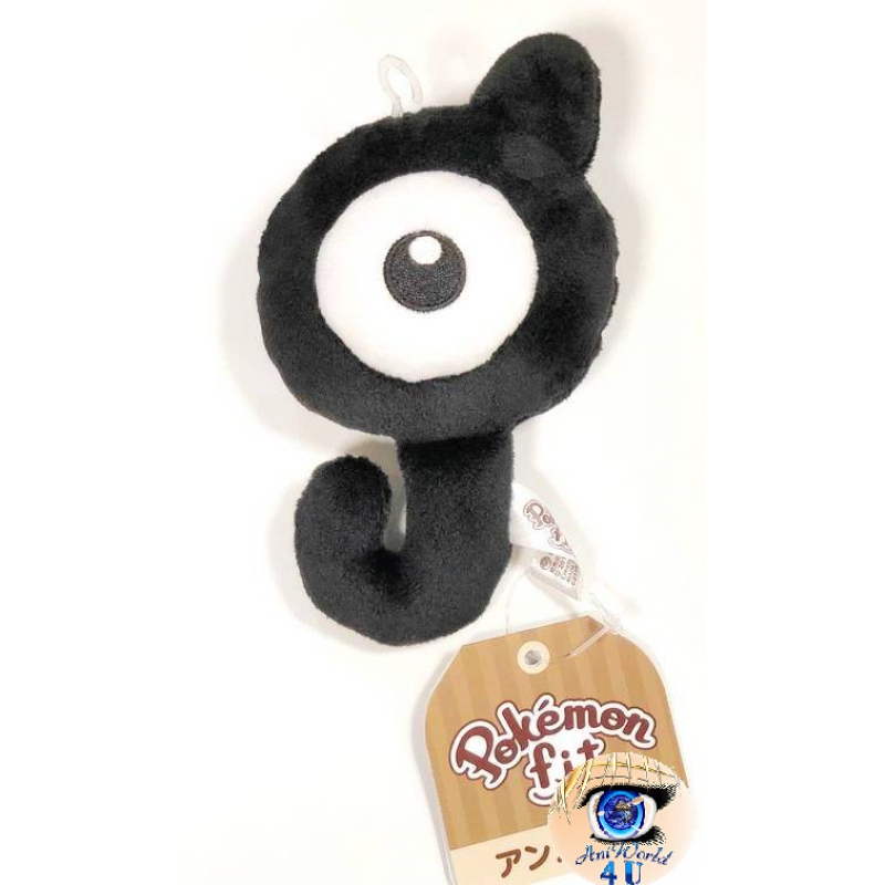 Officiële Pokemon center knuffel Pokemon fit Unown J 15cm